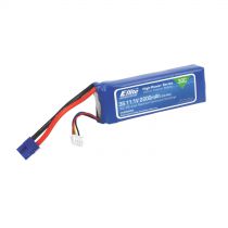 Accu Li-Po 2200mAh 3S 11,1v 30C, prise EC3 - HORIZON HOBBY - R&eacute;f&eacute;rence: EFLB22003S30