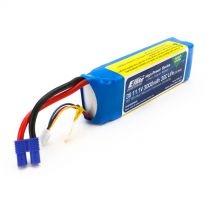 Batterie Li-Po 3S 11.1V 3000mA 30C, prise EC3 - HORIZON HOBBY - R&eacute;f&eacute;rence: EFLB30003S30