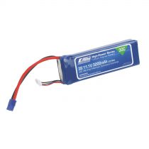 Accu Li-Po 3200mAh 3S 11.1V 30C, 12AWG EC3 - HORIZON HOBBY - R&eacute;f&eacute;rence: EFLB32003S30