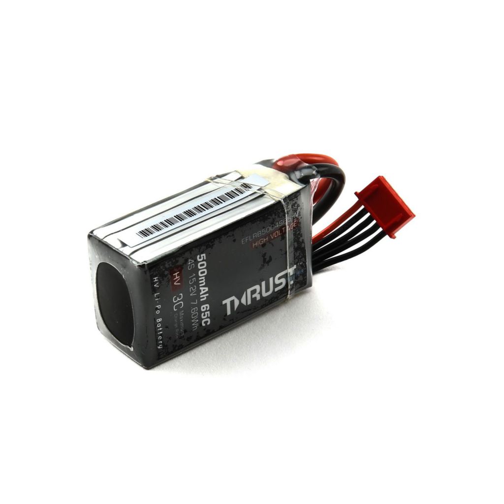 Batterie Lipo Thrust FPV 500mAh 4S 65C HV  - HORIZON HOBBY - R&eacute;f&eacute;rence: EFLB5004S65HV