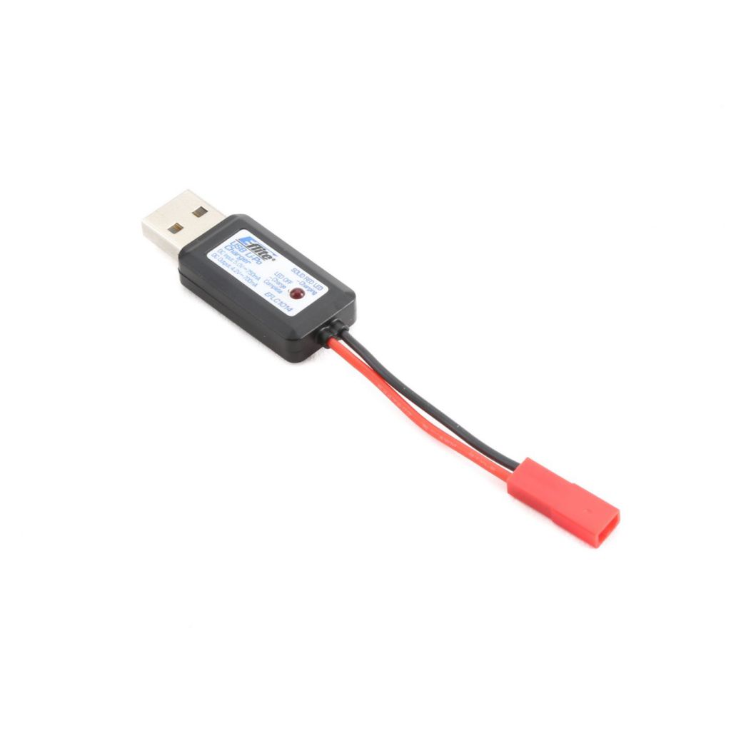 Chargeur USB Li-Po 1S 700mA JST - HORIZON HOBBY - R&eacute;f&eacute;rence: EFLC1014