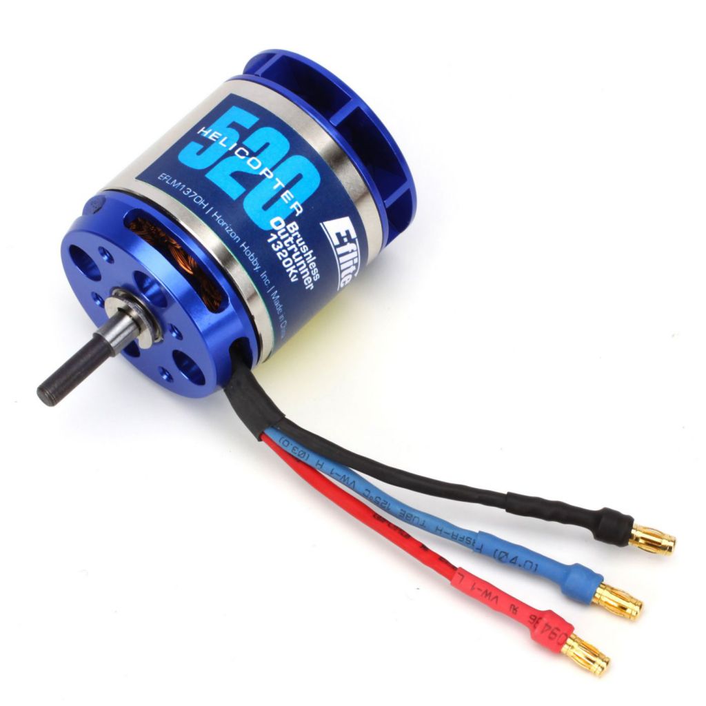 Moteur h&eacute;licopt&egrave;re 520H 1300Kv - HORIZON HOBBY - R&eacute;f&eacute;rence: EFLM1370H