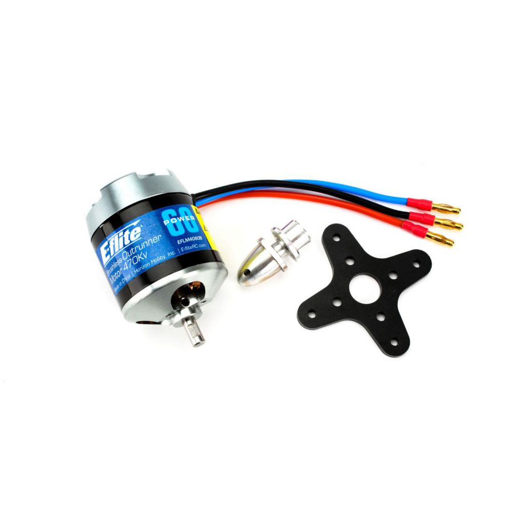 Moteur brushless Power 60 &agrave; cage tournante, 470Kv - HORIZON HOBBY - R&eacute;f&eacute;rence: EFLM4060B