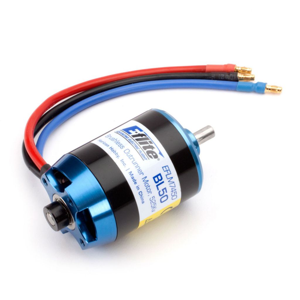 Moteur Brushless BL50 &agrave; cage tournante, 525Kv - HORIZON HOBBY - R&eacute;f&eacute;rence: EFLM7450