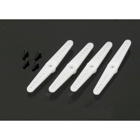 S75/HS-55 -Palonniers 3D avec visserie (4) - HORIZON HOBBY - R&eacute;f&eacute;rence: EFLRS754