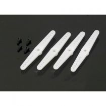 S75/HS-55 -Palonniers 3D avec visserie (4) - HORIZON HOBBY - R&eacute;f&eacute;rence: EFLRS754