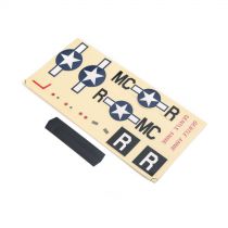 UMX P-51 BL - Planche de d&eacute;coration - HORIZON HOBBY - R&eacute;f&eacute;rence: EFLU3307