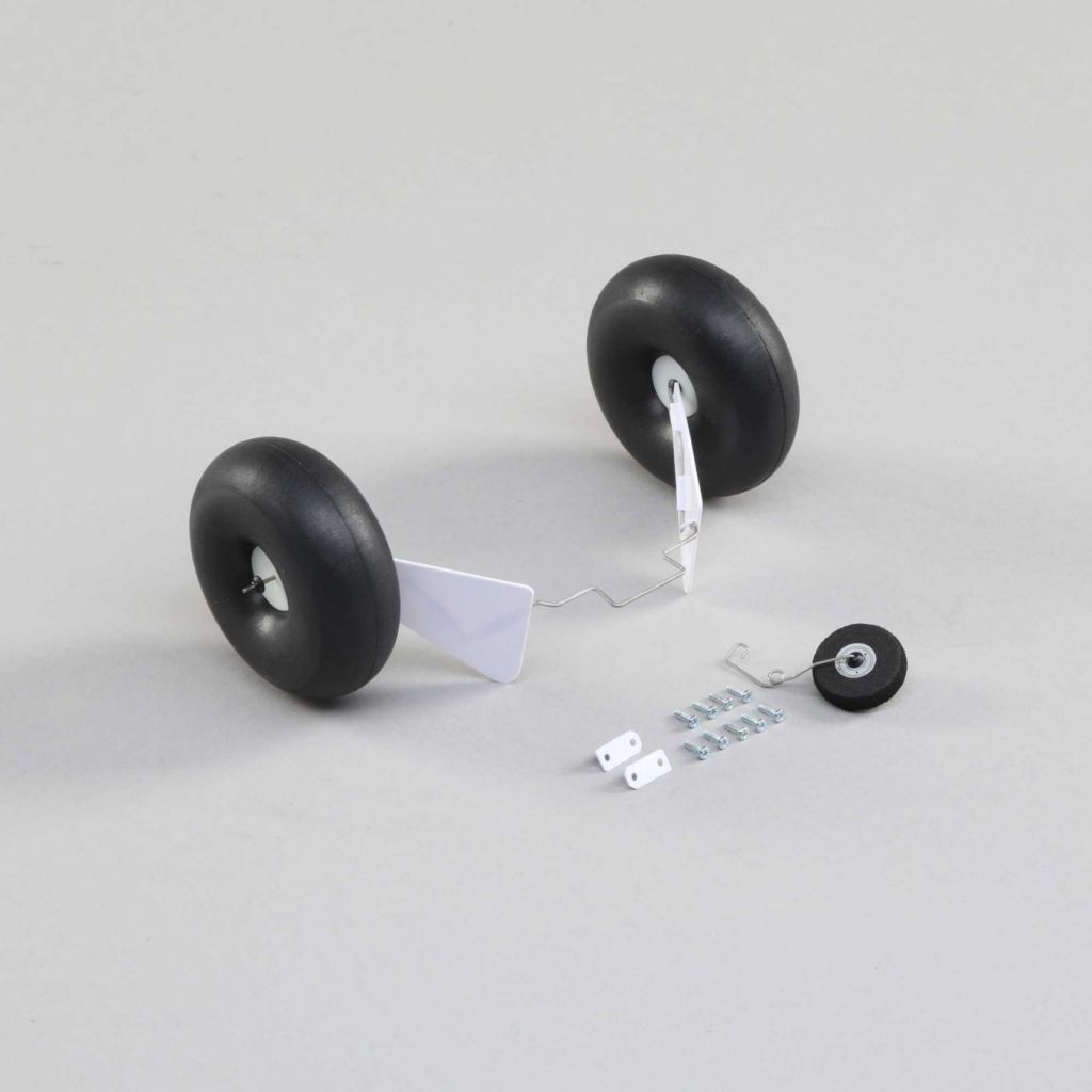 Landing gear set w/float wire, screws: UMX Timber - HORIZON HOBBY - R&eacute;f&eacute;rence: EFLU3954