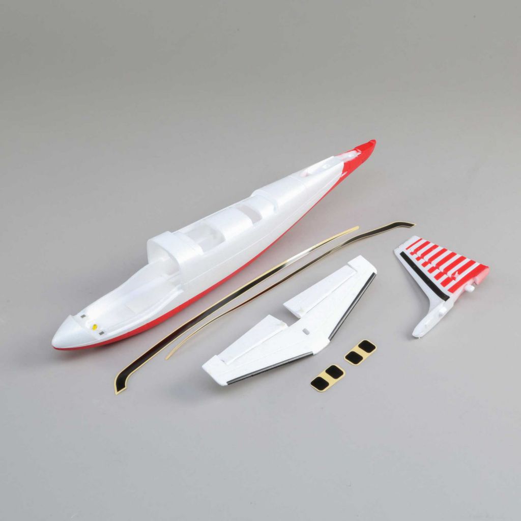 Empty Fuse with tail installed: UMX Aero Commander - HORIZON HOBBY - R&eacute;f&eacute;rence: EFLU5802