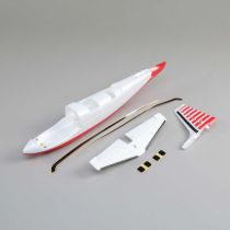 Empty Fuse with tail installed: UMX Aero Commander - HORIZON HOBBY - R&eacute;f&eacute;rence: EFLU5802