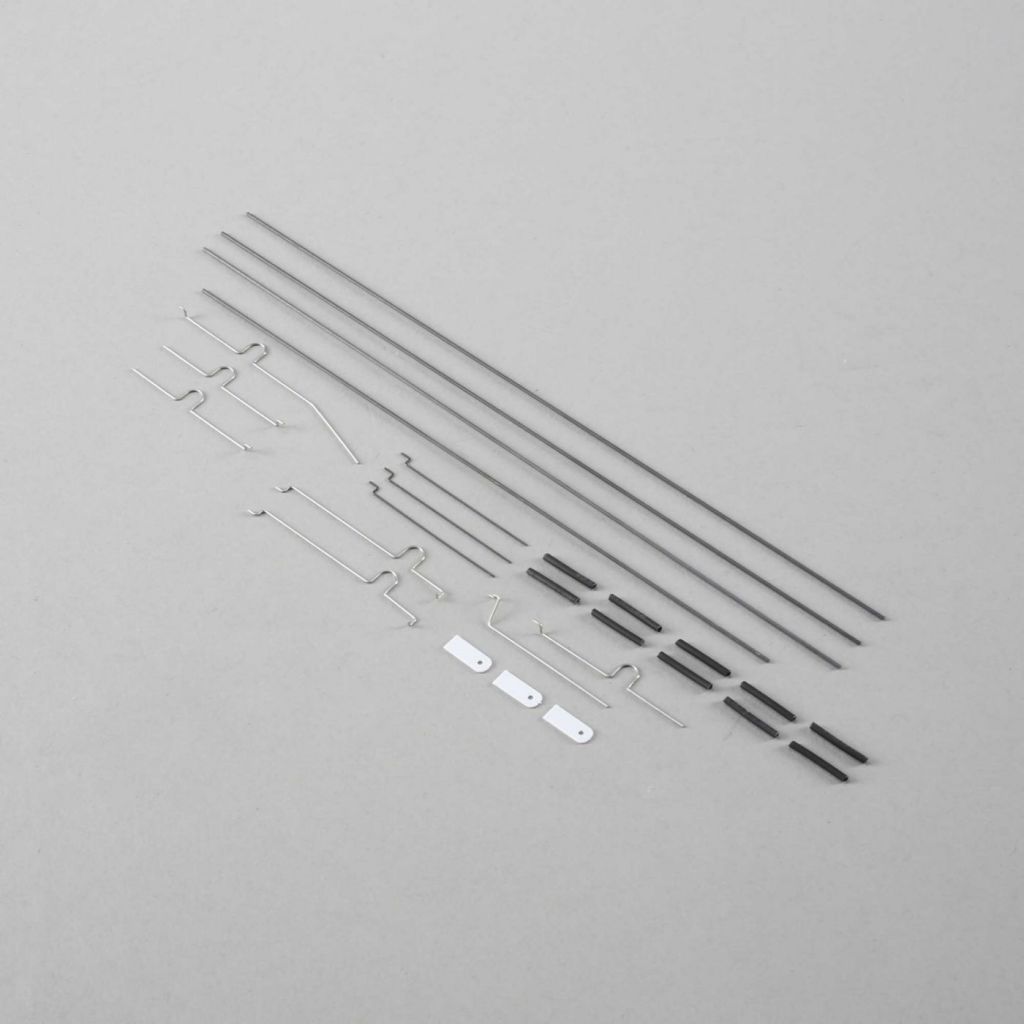 Pushrod Set with steering arm: UMX Aero Commander - HORIZON HOBBY - R&eacute;f&eacute;rence: EFLU5808