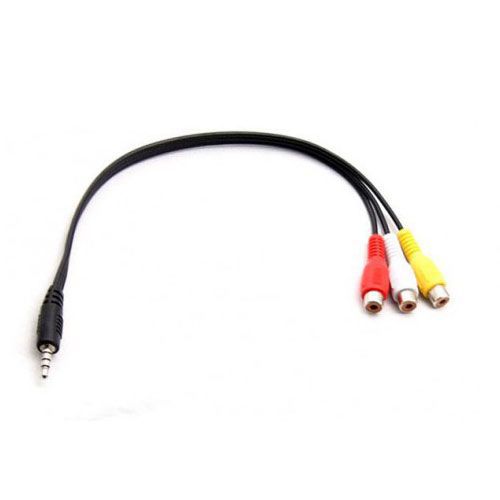 C&acirc;ble RCA femelle vers prise 4 broches longueur 30cm - HORIZON HOBBY - R&eacute;f&eacute;rence: FSV2009