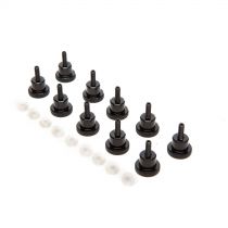 Thumb Screws, Black: 4-40 x 7/8  (10) - HORIZON HOBBY - R&eacute;f&eacute;rence: HAN926