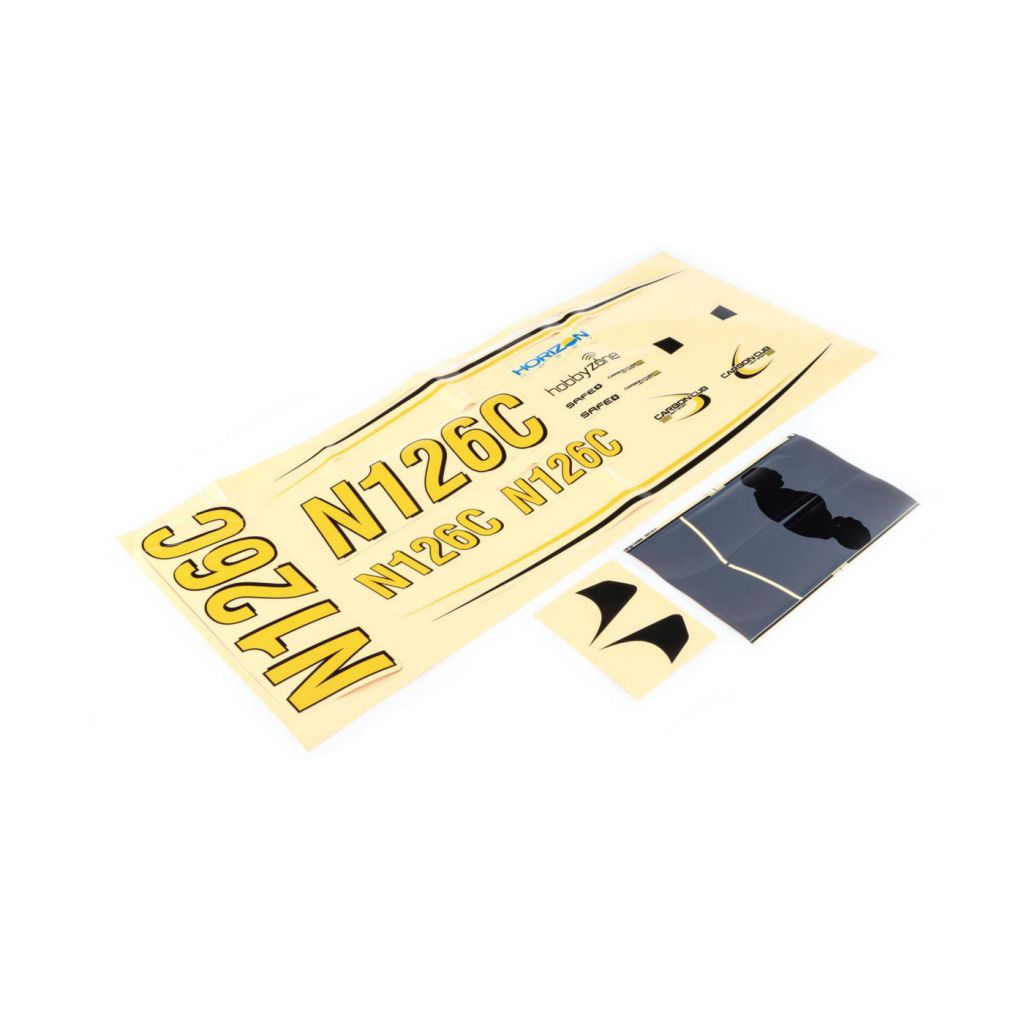 Decal Sheet: Carbon Cub S+ 1.3m - HORIZON HOBBY - R&eacute;f&eacute;rence: HBZ3229
