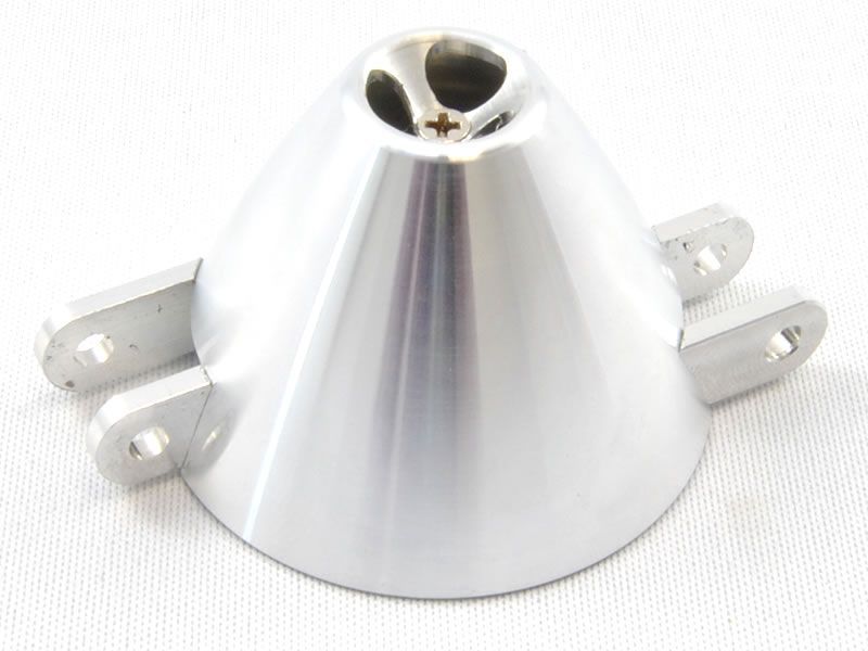 Turbo-Aluspinner 38mm (5,0mm) schwarz eloxiert, versetztes Mittelteil - HORIZON HOBBY - R&eacute;f&eacute;rence: HSF0311193B