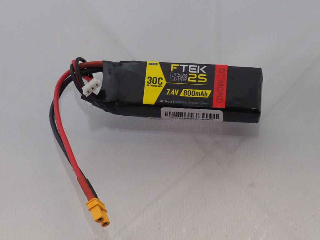 DYMOND F-TEK 2S 800mAh (7,4V) 30C LiPo Pack (XT30) - HORIZON HOBBY - R&eacute;f&eacute;rence: HSF03199012