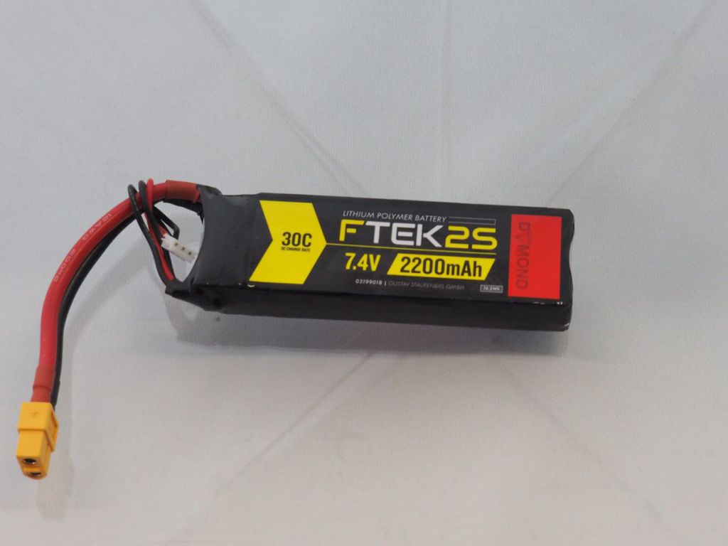 DYMOND F-TEK 2S 2200mAh (7,4V) 30C LiPo Pack (XT60) - HORIZON HOBBY - R&eacute;f&eacute;rence: HSF03199018