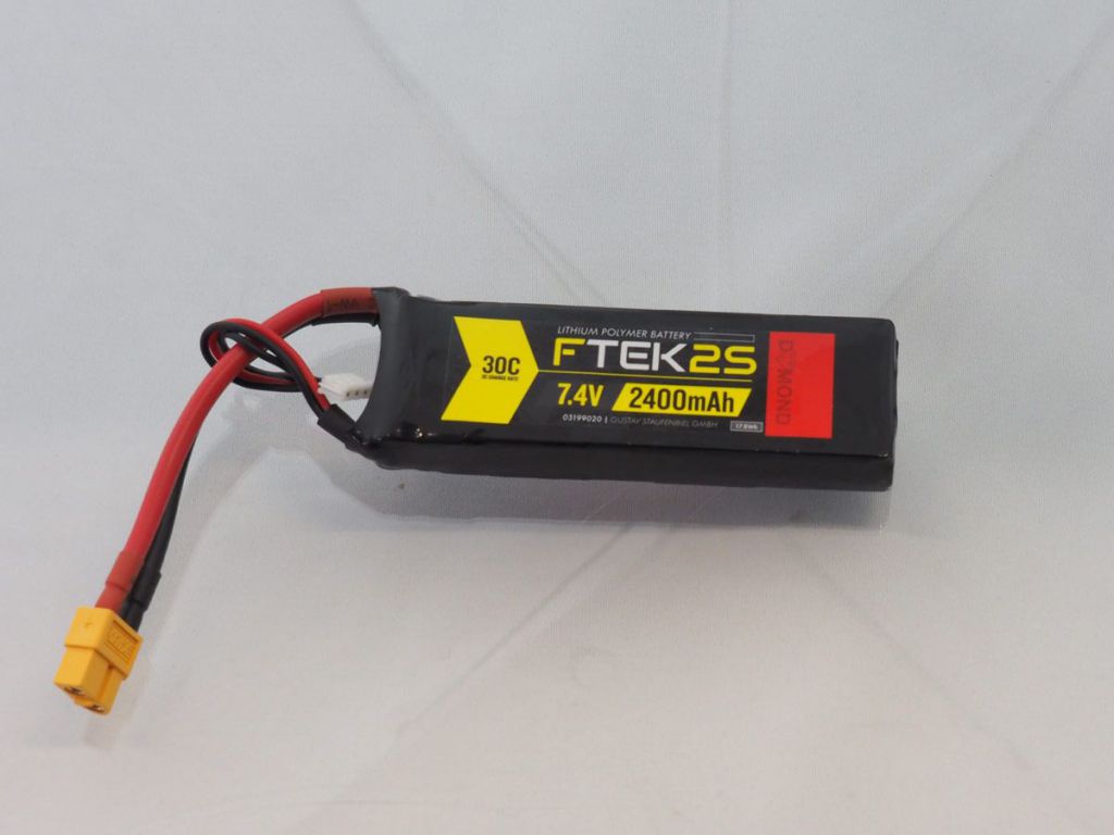 DYMOND F-TEK 2S 2400mAh (7,4V) 30C LiPo Pack (XT60) - HORIZON HOBBY - R&eacute;f&eacute;rence: HSF03199020