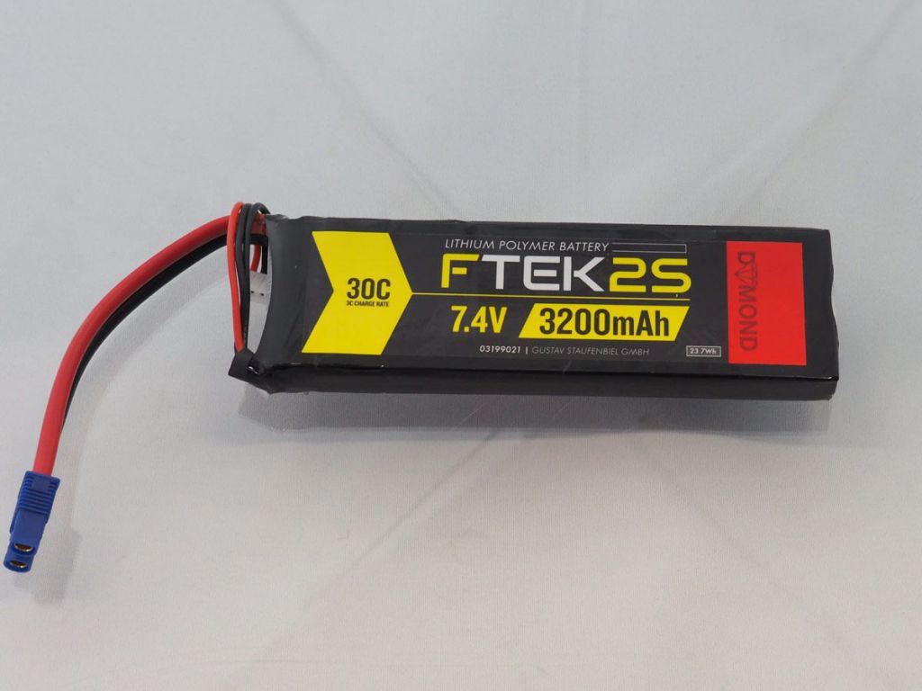 DYMOND F-TEK 2S 3200mAh (7,4V) 30C LiPo Pack (EC3) - HORIZON HOBBY - R&eacute;f&eacute;rence: HSF03199021