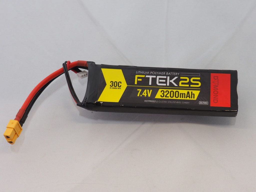 DYMOND F-TEK 2S 3200mAh (7,4V) 30C LiPo Pack (XT60) - HORIZON HOBBY - R&eacute;f&eacute;rence: HSF03199022