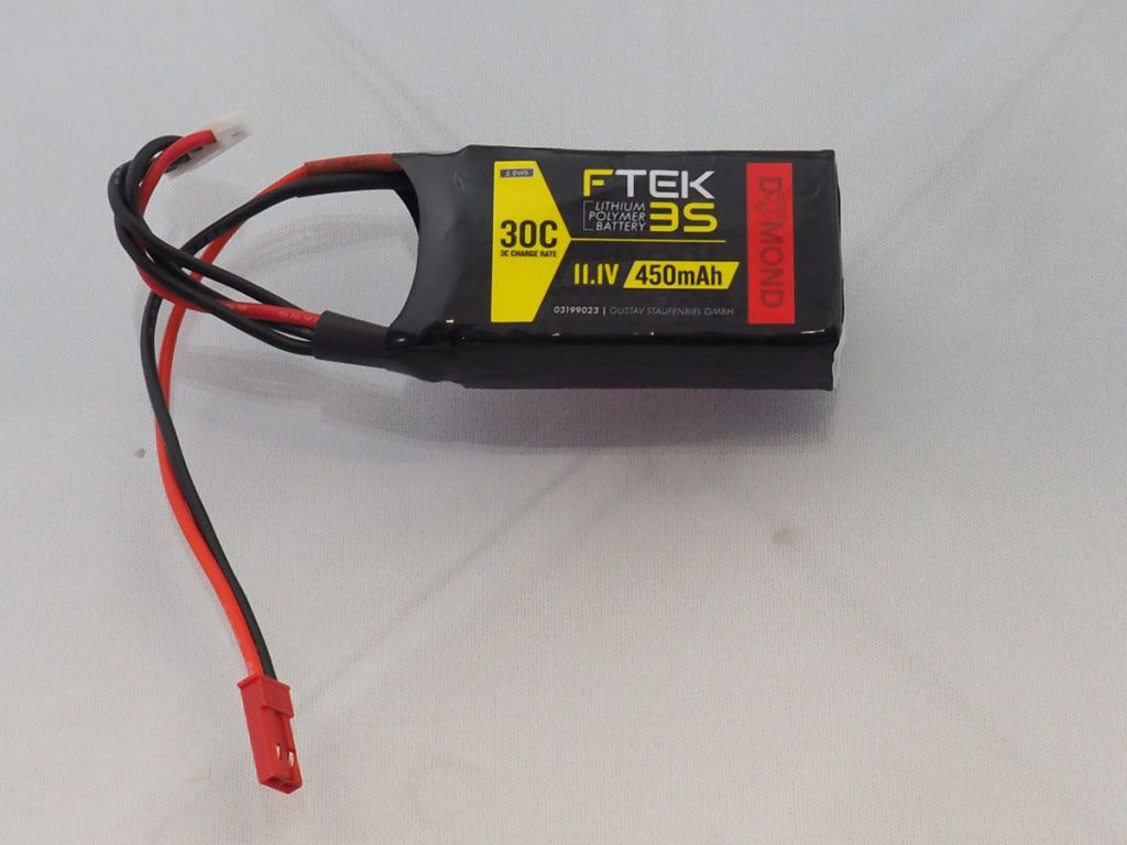 DYMOND F-TEK 3S 450mAh (11,1V) 30C LiPo Pack (BEC) - HORIZON HOBBY - R&eacute;f&eacute;rence: HSF03199023