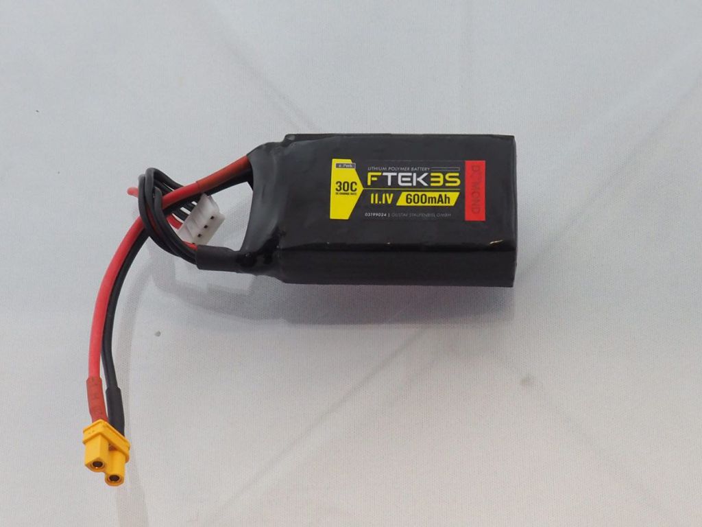 DYMOND F-TEK 3S 600mAh (11,1V) 30C LiPo Pack (XT30) - HORIZON HOBBY - R&eacute;f&eacute;rence: HSF03199024