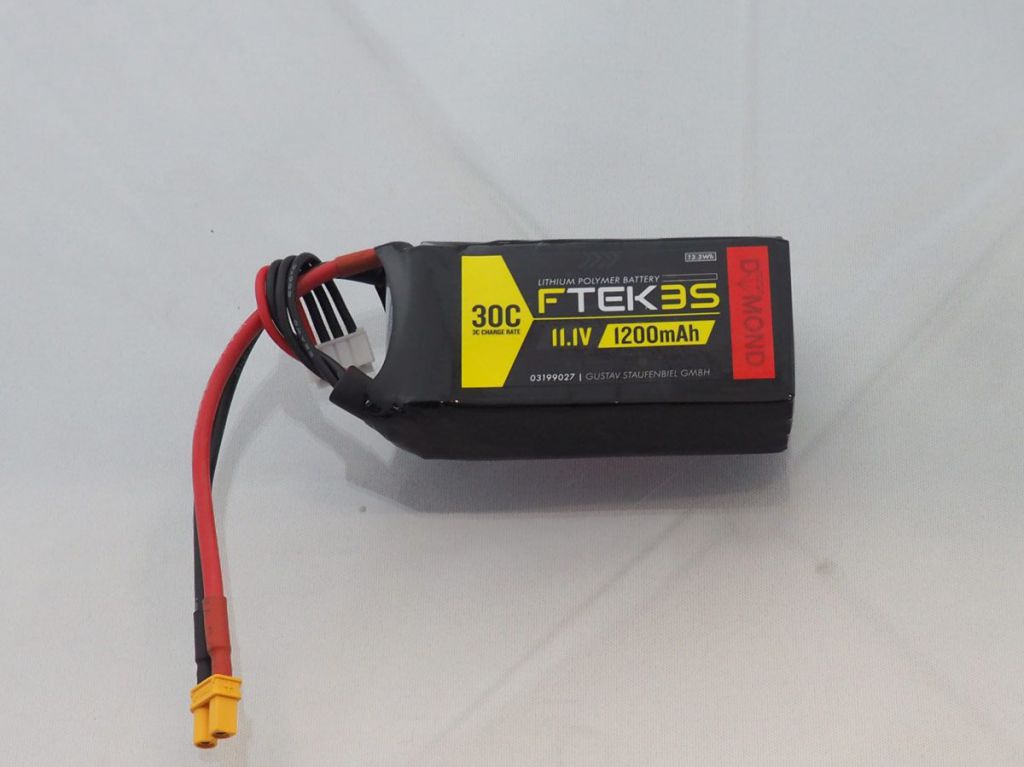 DYMOND F-TEK 3S 1200mAh (11,1V) 30C LiPo Pack (XT30) - HORIZON HOBBY - R&eacute;f&eacute;rence: HSF03199027