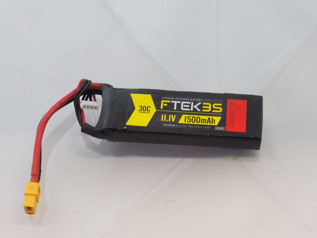 DYMOND F-TEK 3S 1500mAh (11,1V) 30C LiPo Pack (XT60) - HORIZON HOBBY - R&eacute;f&eacute;rence: HSF03199028