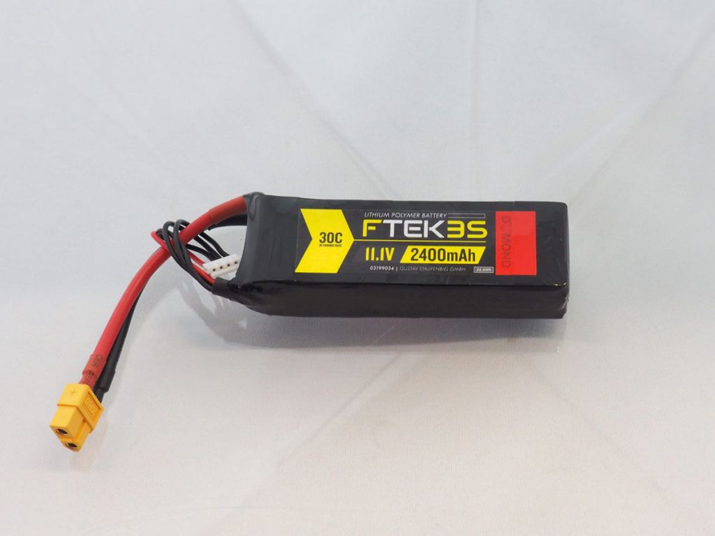 DYMOND F-TEK 3S 2400mAh (11,1V) 30C LiPo Pack (XT60) - HORIZON HOBBY - R&eacute;f&eacute;rence: HSF03199034