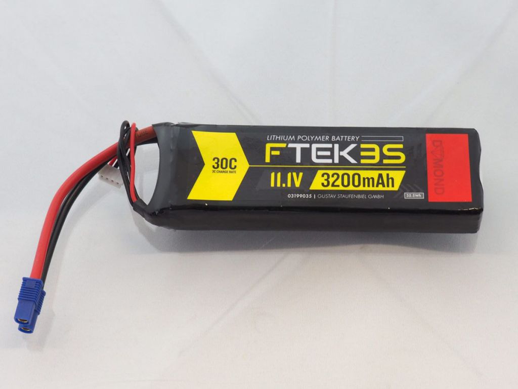 DYMOND F-TEK 3S 3200mAh (11,1V) 30C LiPo Pack (EC3) - HORIZON HOBBY - R&eacute;f&eacute;rence: HSF03199035