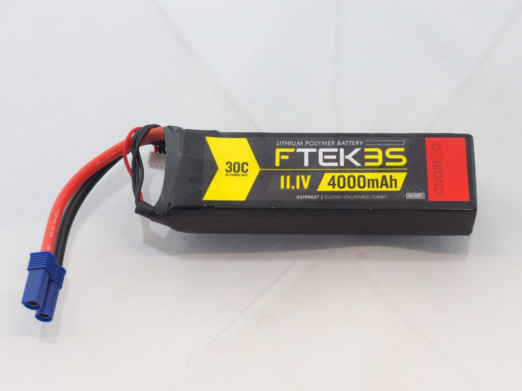 DYMOND F-TEK 3S 4000mAh (11,1V) 30C LiPo Pack (EC3) - HORIZON HOBBY - R&eacute;f&eacute;rence: HSF03199037
