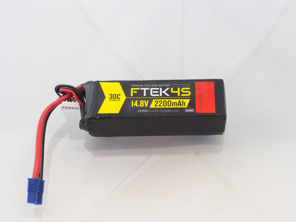 DYMOND F-TEK 4S 2200mAh (14,8V) 30C LiPo Pack (EC3) - HORIZON HOBBY - R&eacute;f&eacute;rence: HSF03199041