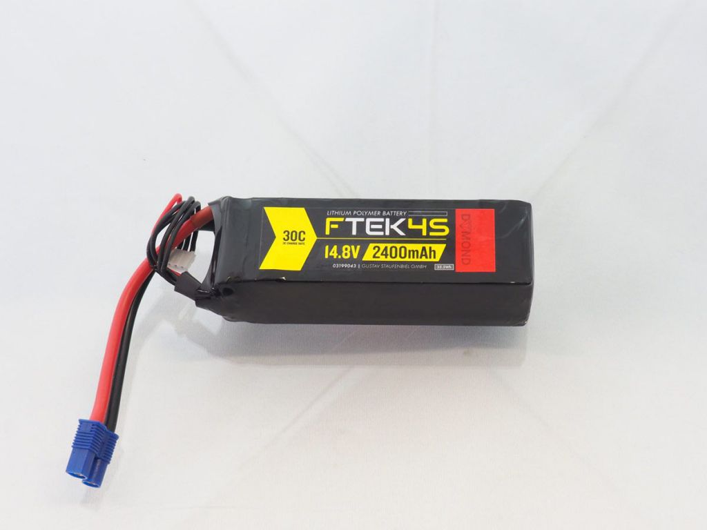 DYMOND F-TEK 4S 2400mAh (14,8V) 30C LiPo Pack (EC3) - HORIZON HOBBY - R&eacute;f&eacute;rence: HSF03199043