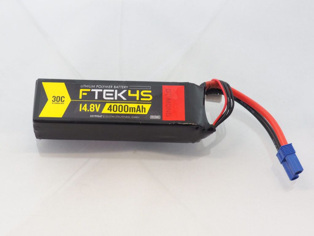 DYMOND F-TEK 4S 4000mAh (14,8V) 30C LiPo Pack (EC5) - HORIZON HOBBY - R&eacute;f&eacute;rence: HSF03199047