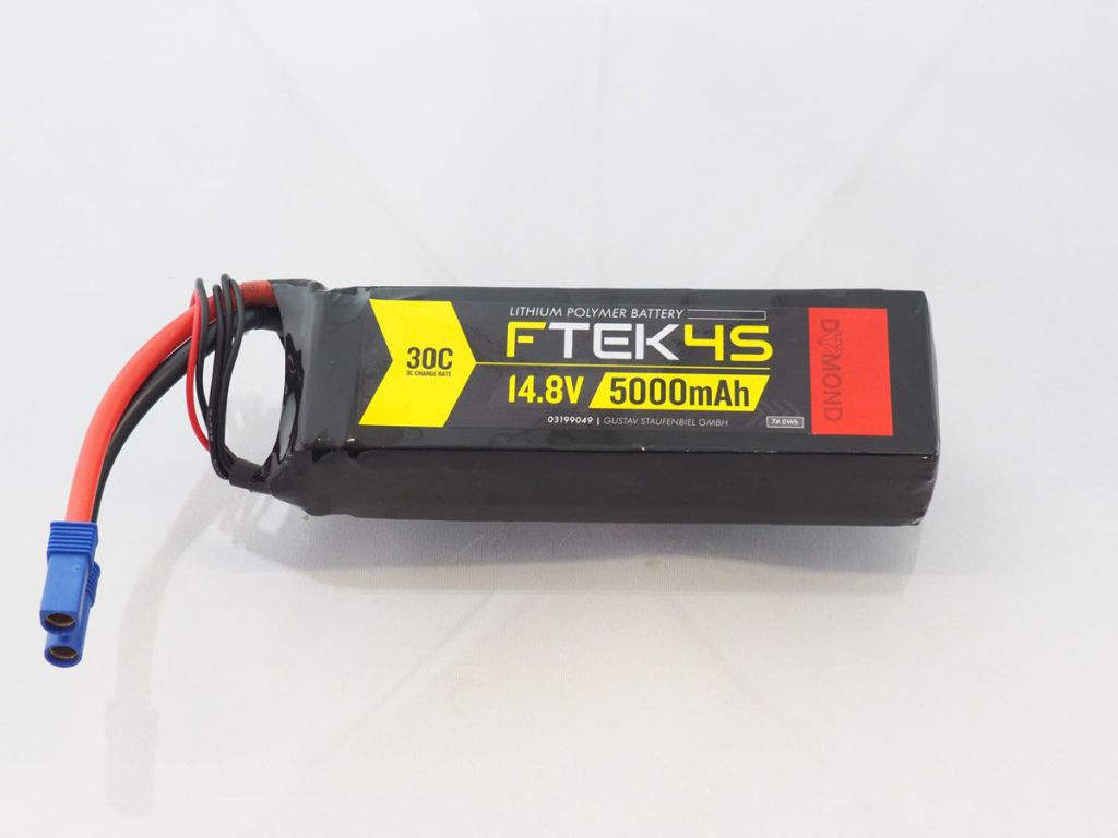 DYMOND F-TEK 4S 5000mAh (14,8V) 30C LiPo Pack (EC5) - HORIZON HOBBY - R&eacute;f&eacute;rence: HSF03199049