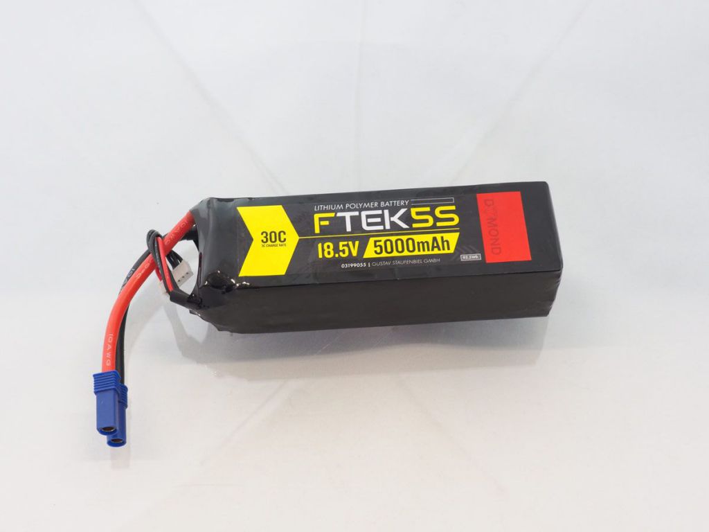 DYMOND F-TEK 5S 5000mAh (18,5V) 30C LiPo Pack (EC5) - HORIZON HOBBY - R&eacute;f&eacute;rence: HSF03199055