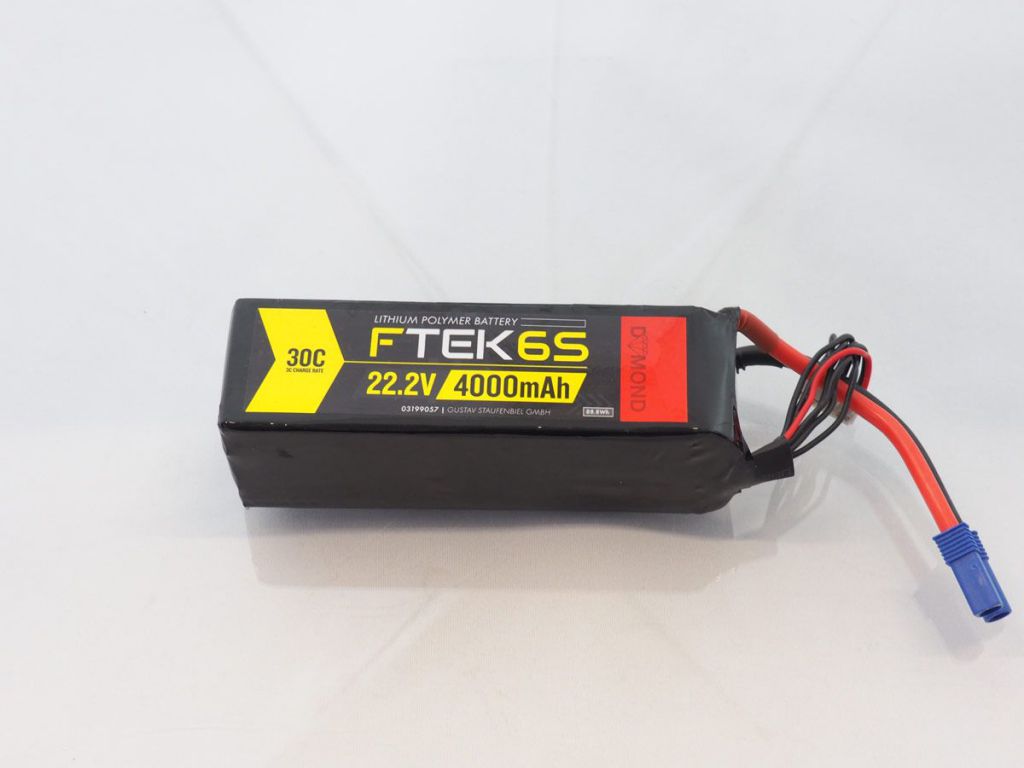 DYMOND F-TEK 6S 4000mAh (22,2V) 30C LiPo Pack (EC5) - HORIZON HOBBY - R&eacute;f&eacute;rence: HSF03199057