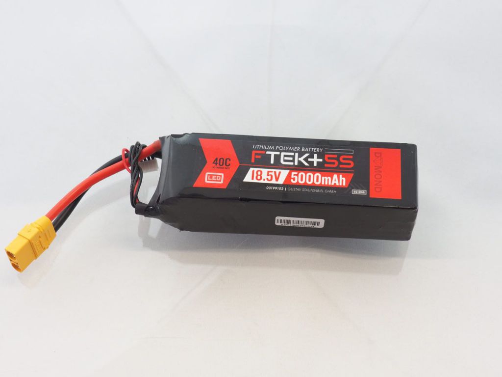 DYMOND F-TEK+ 5S 5000mAh (18,5V) 40C LiPo Pack with LED Indicator (XT90) - HORIZON HOBBY - R&eacute;f&eacute;rence: HSF03199102