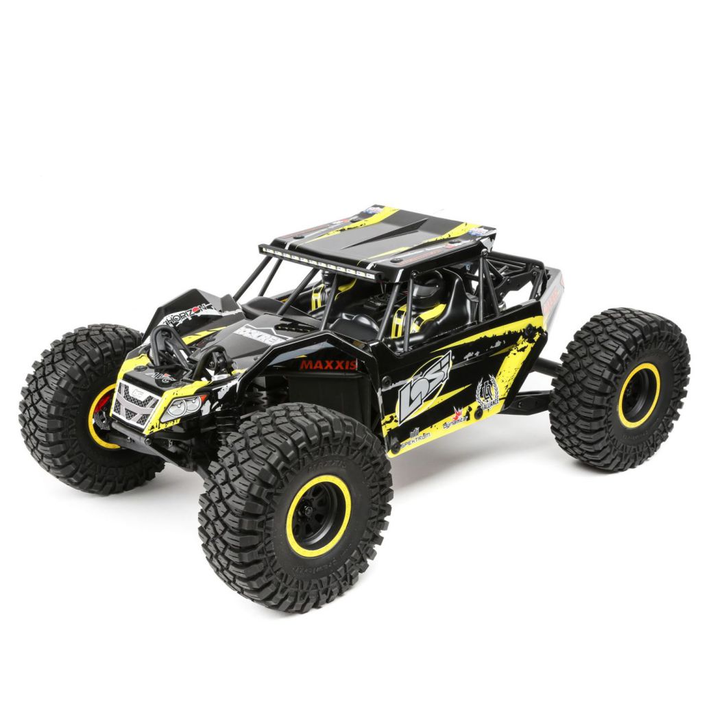 1/10 4wd Rock Rey RTR AVC Jaune - HORIZON HOBBY - R&eacute;f&eacute;rence: LOS03009T1