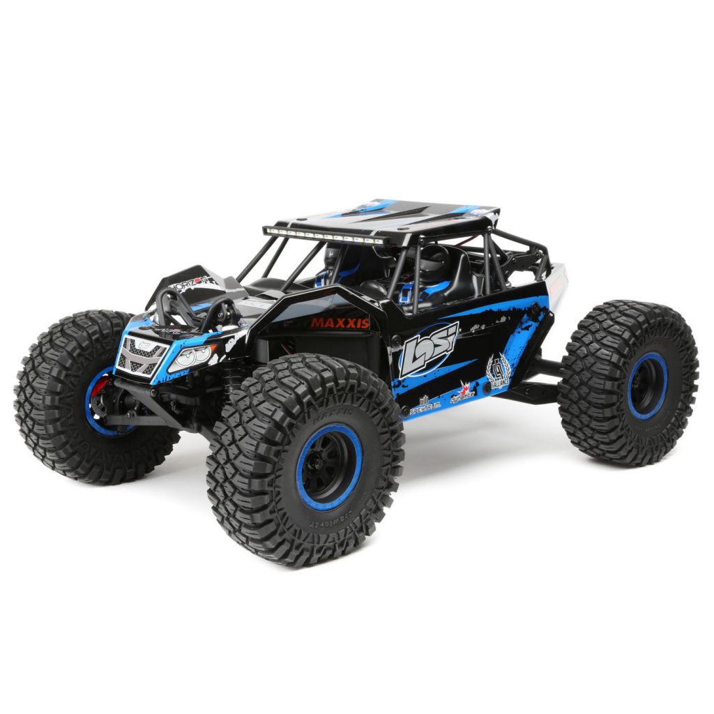 1/10 4wd Rock Rey RTR AVC Bleu - HORIZON HOBBY - R&eacute;f&eacute;rence: LOS03009T2