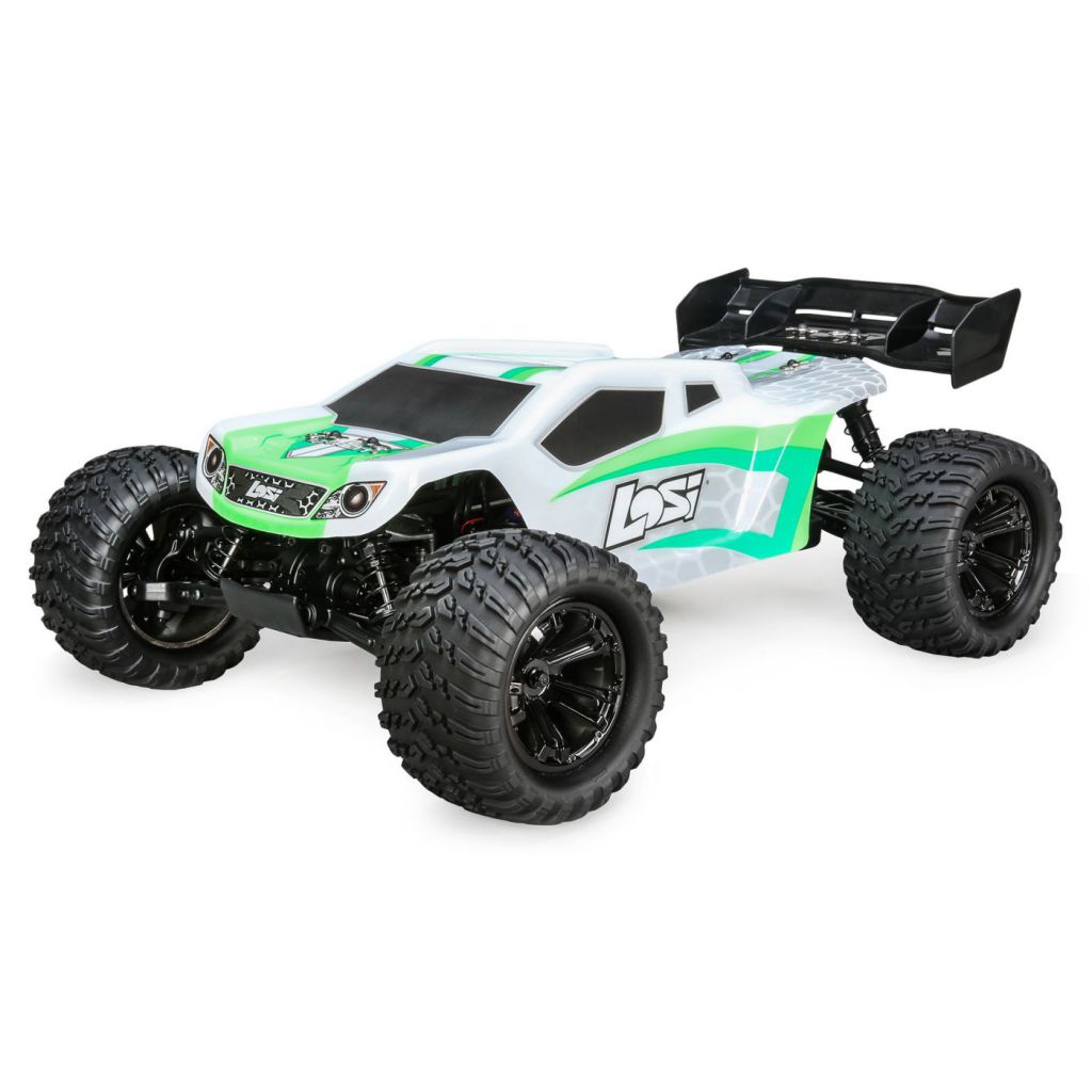 TENACITY Truggy, AVC, White/Green: 1/10 4wd RTR - HORIZON HOBBY - R&eacute;f&eacute;rence: LOS03011T1