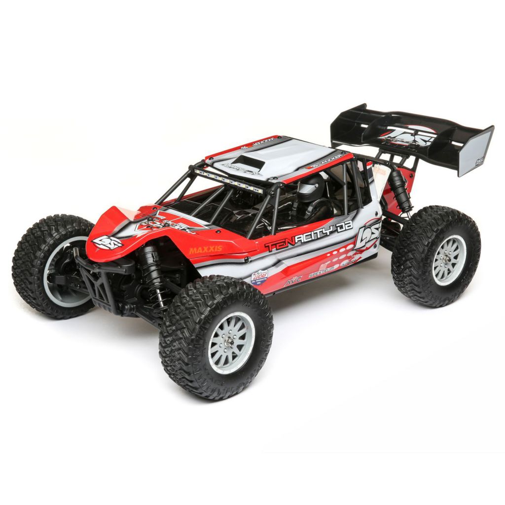 TENACITY Desert Buggy, AVC, Red/Gry: 1/10 4WD RTR - HORIZON HOBBY - R&eacute;f&eacute;rence: LOS03014T1