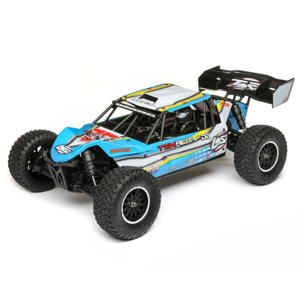 TENACITY Desert Buggy, AVC, Blue/Ylw: 1/10 4WD RTR - HORIZON HOBBY - R&eacute;f&eacute;rence: LOS03014T2