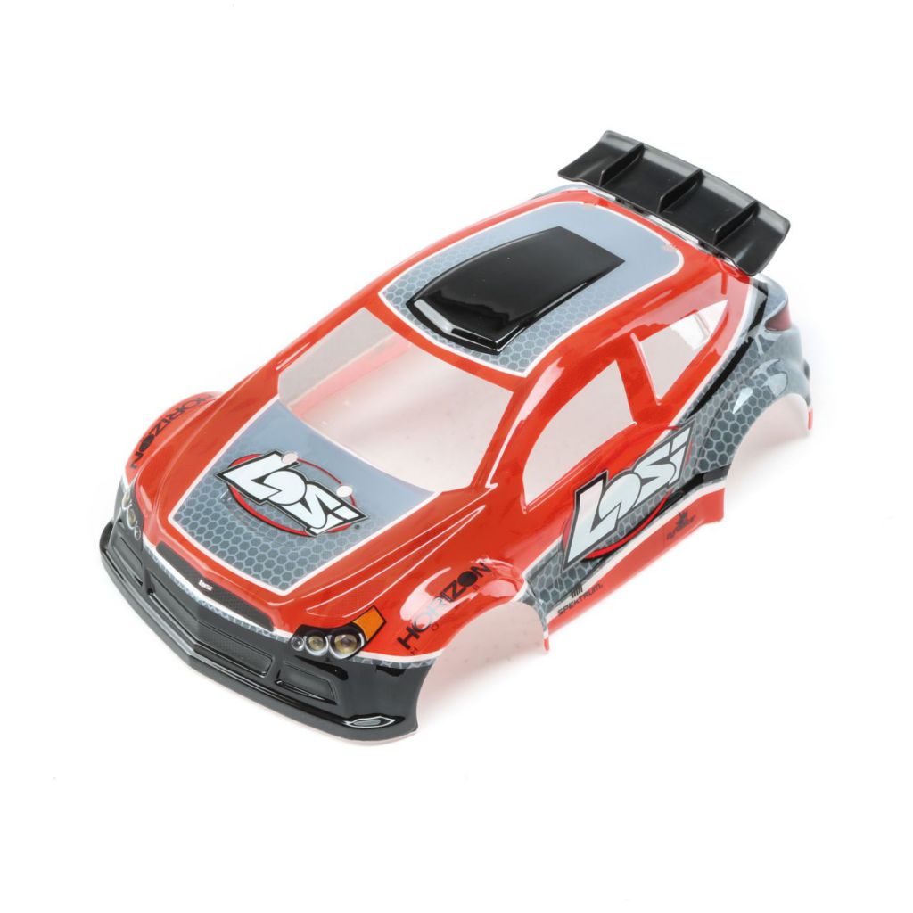 1/24 Micro Rally X - Carrosserie peinte rouge - HORIZON HOBBY - R&eacute;f&eacute;rence: LOS200001