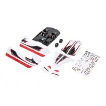 Mini 8IGHT-DB - Carrosserie blanche/rouge - HORIZON HOBBY - R&eacute;f&eacute;rence: LOS210011