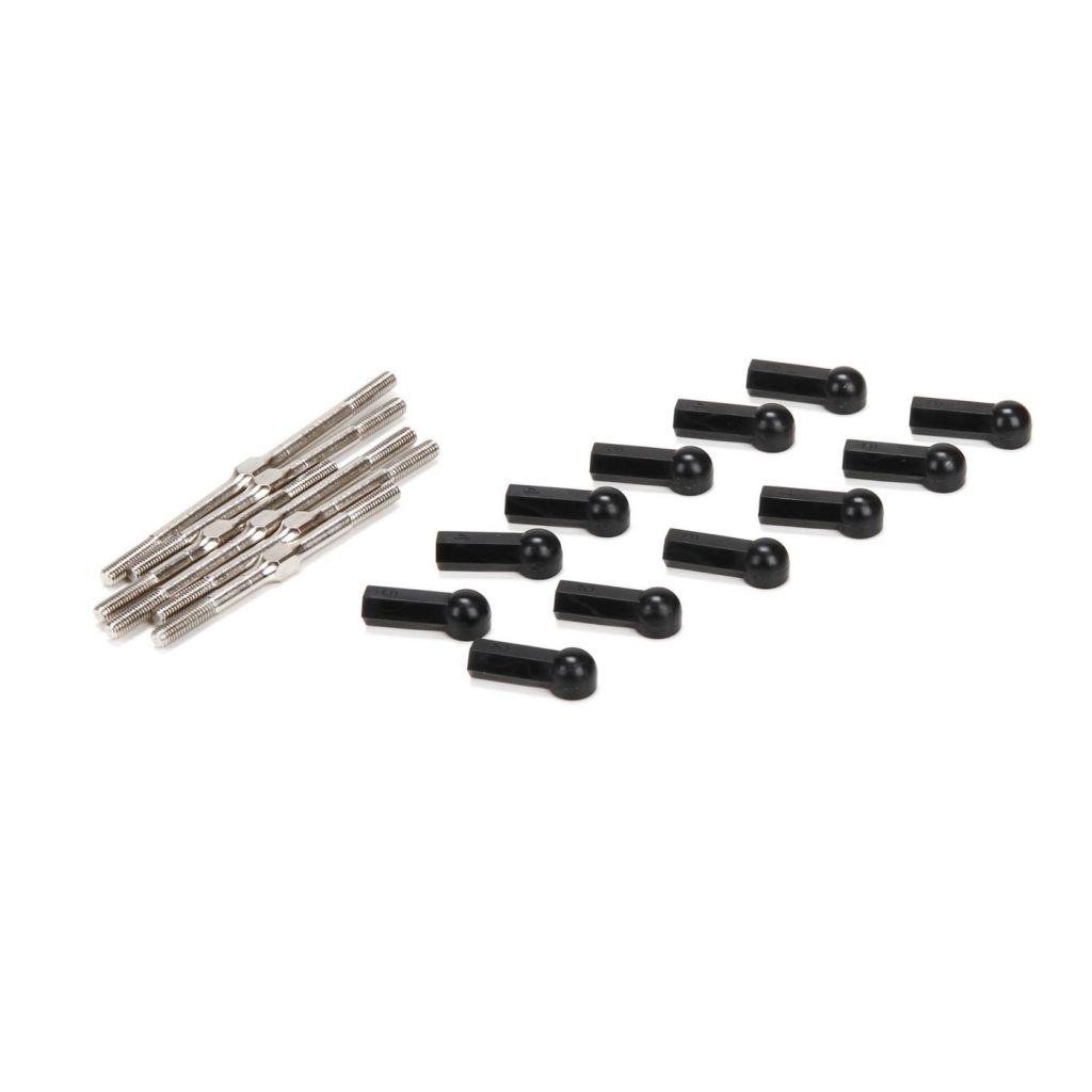 Mini 8T - Set de biellettes (6) - HORIZON HOBBY - R&eacute;f&eacute;rence: LOS214001