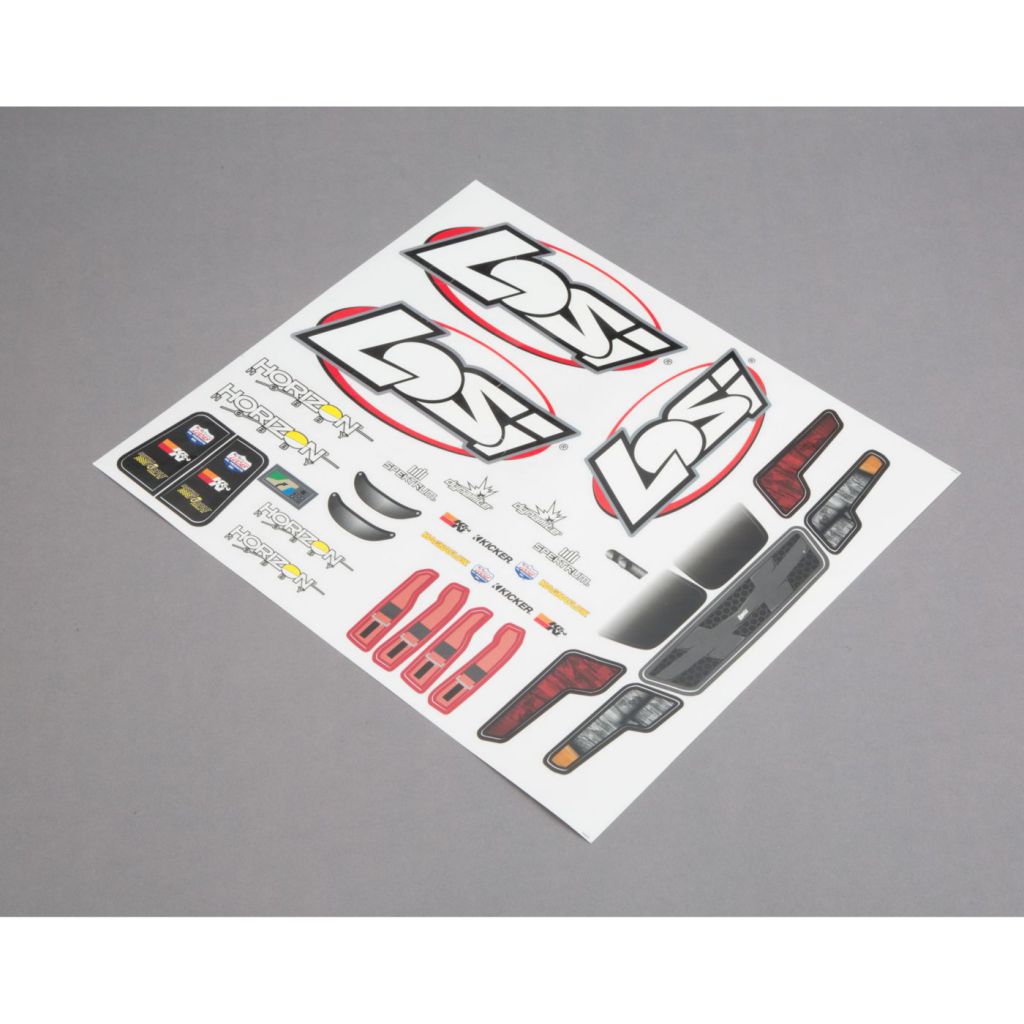 Baja Rey - Planche d'autocollants - HORIZON HOBBY - R&eacute;f&eacute;rence: LOS230026