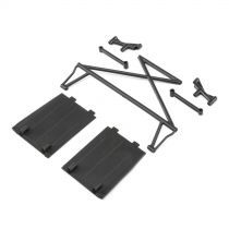 Rock Rey - Support arri&egrave;re, Barre X et bavettes - HORIZON HOBBY - R&eacute;f&eacute;rence: LOS230029