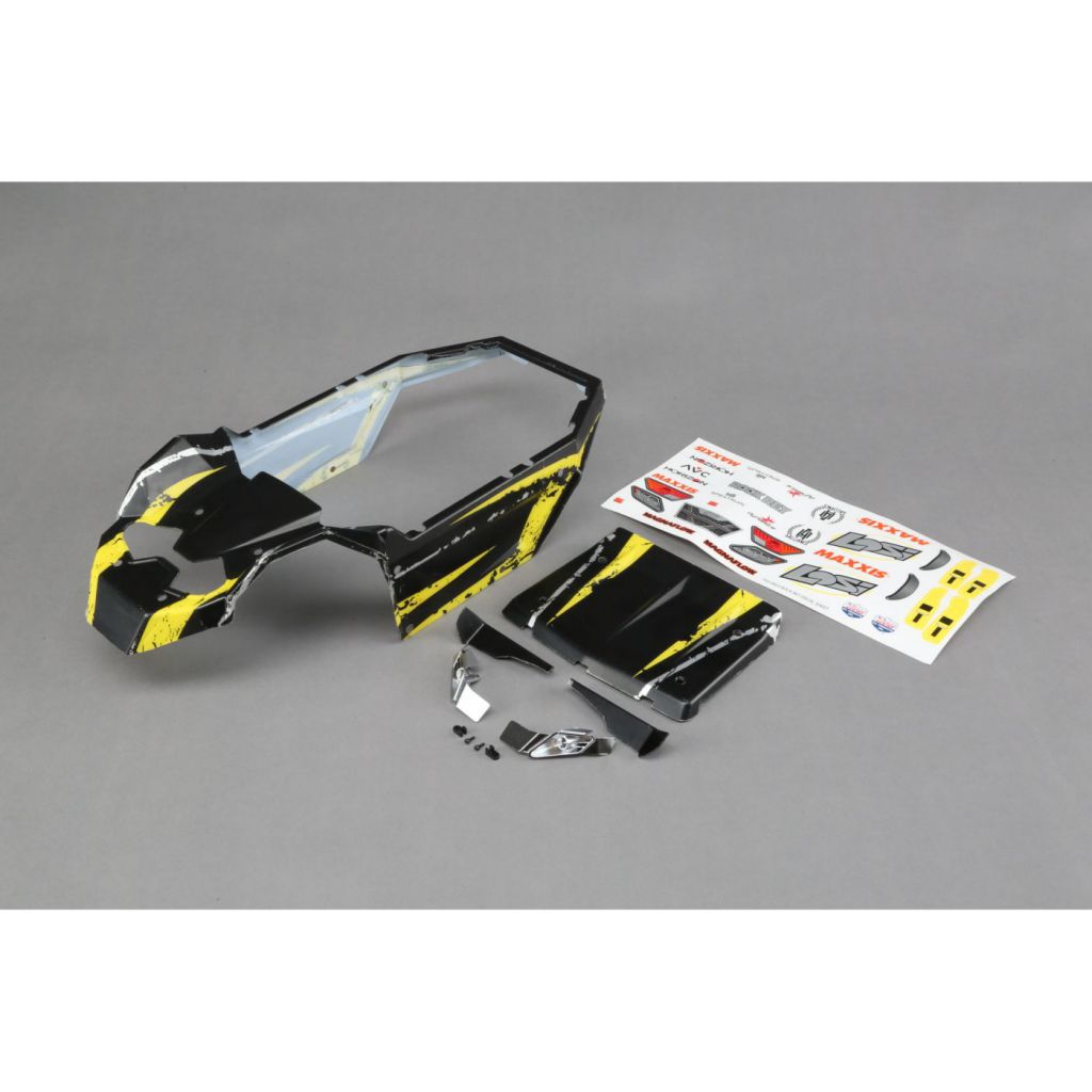 Rock Rey - Carrosserie peinte, Jaune - HORIZON HOBBY - R&eacute;f&eacute;rence: LOS230031
