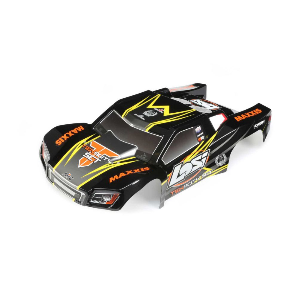 TENACITY SCT - Carrosserie peinte noire/jaune - HORIZON HOBBY - R&eacute;f&eacute;rence: LOS230034